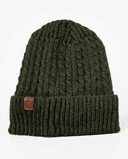 Gorro Lana Forrado con Peluche Trenzado