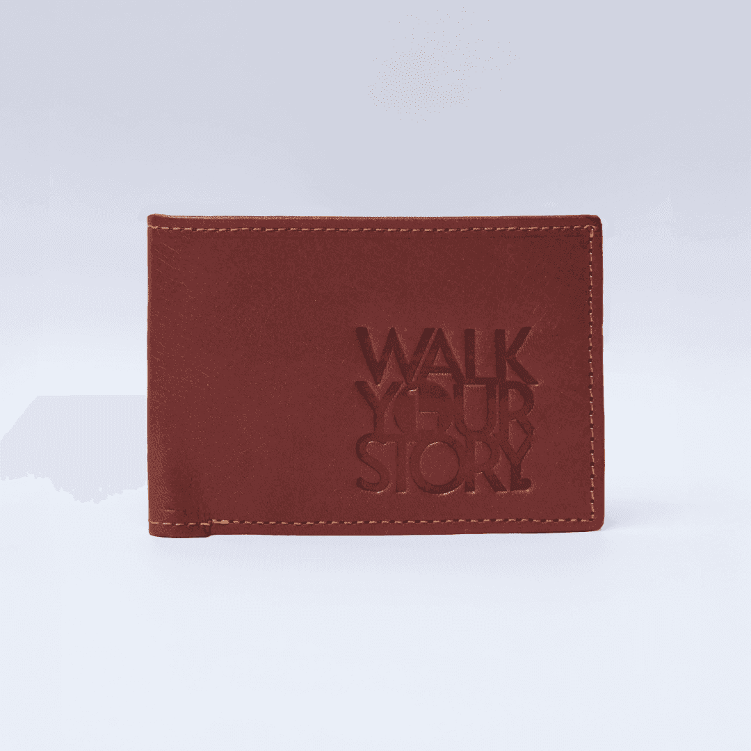 Billetera Simple De Cuero Walk