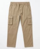 Pantalón Cargo Gabardina Beige/Negro/Militar
